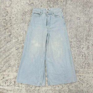 Free People We the Free Jeans wide leg light wash jean